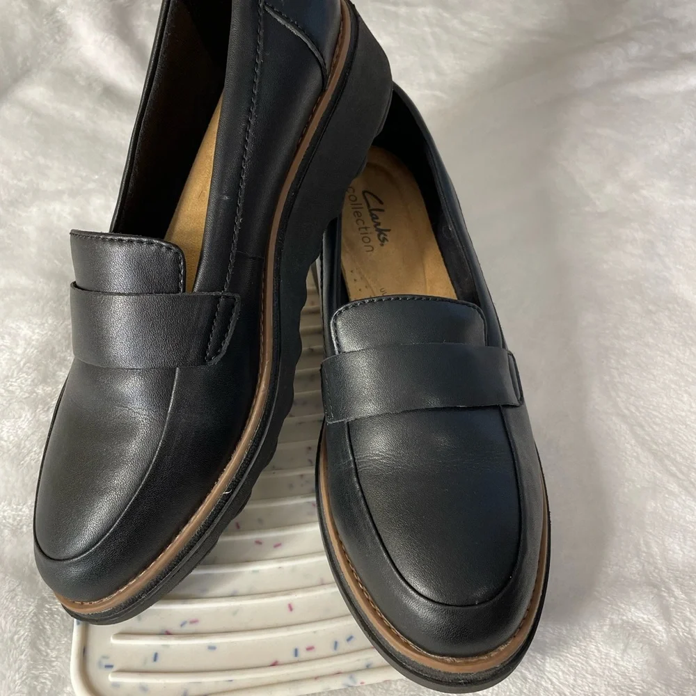 Clarks Sharon Gracie Women’s Black - Picture 3 of 5